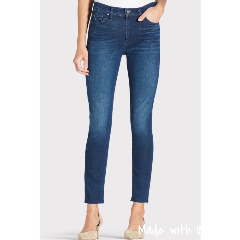 Hudson Ankle Skinny Dark Wash Jeans Size 25